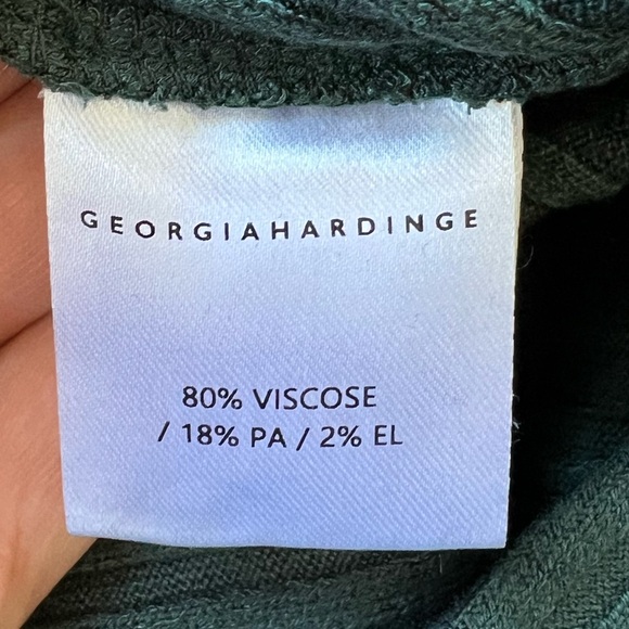 Green Georgia Hardinge Serra Trouser - Forest Green - Picture 5 of 5